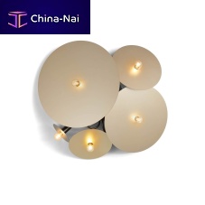 Contemporary wall light SOLISindoormetaldisc-shaped