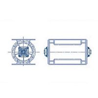 Bulk material rotary valve powderfor grain