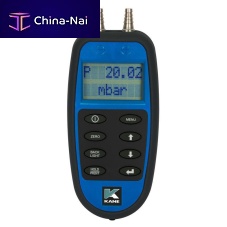 Differential pressure gauge KANE3500digitalfor gastemperature compensated