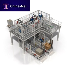 High level infeed palletizer AC 520 Arrow seriescaseboxpallet