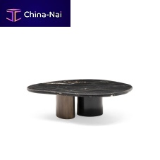 Contemporary coffee table CLOUDmarblemetal basehome