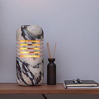 Table lamp LUMI S CALACATTA VIOLAdeskbedside tablemarble