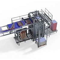 Layer depalletizer VEGA120B for cansfor the food and beverage industryjar