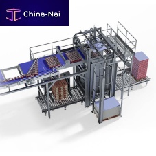 Layer depalletizer VEGA120B for cansfor the food and beverage industryjar