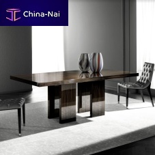 Contemporary dining table AIRwoodenwooden baserectangular