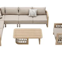 Contemporary coffee table RIVAteakwooden baserectangular