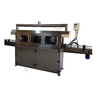 Heat-shrink sleeve shrink tunnel for labelshot air