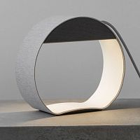 Table lamp SMALL CIRCLE EAU DE LUMIREaluminumfabricmarble