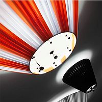 Contemporary ceiling light BELLE DE JOURconicalfabricincandescent