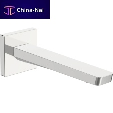 Chrome-plated brass bathtub spout STELA : 57240000wall-mounted