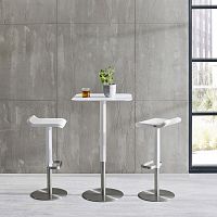 Contemporary high bar table ED 105HPLstainless steel basepainted steel base