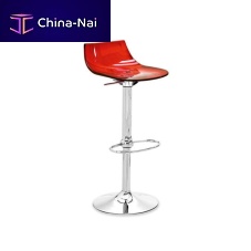 Contemporary bar stool LINDAmetal baseswiveladjustable-height