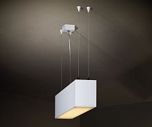 Hanging light fixture 3U PRET A PORTER PRISMAfluorescentlinearaluminum
