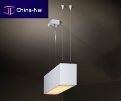 Hanging light fixture 3U PRET A PORTER PRISMAfluorescentlinearaluminum
