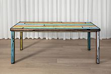Contemporary dining table WRONGWOODSplywoodwooden baserectangular