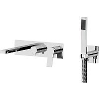 Bathtub mixer tap SL53D2wall-mountedbuilt-inchrome-plated brass
