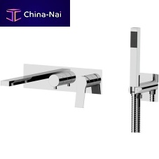 Bathtub mixer tap SL53D2wall-mountedbuilt-inchrome-plated brass