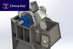 Bucket elevator for the food industry chainbelt-drivecoffee