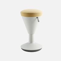Contemporary stool Chessyfabricplastic basesilicone rubber base