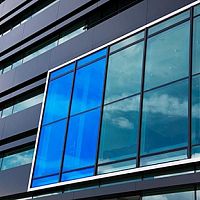 Window decorative film AZUR 80 XCfor facadesfor glassPET