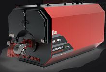 Hot water boiler Aquamarinegasfire tubethree-pass
