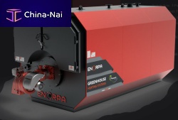 Hot water boiler Aquamarinegasfire tubethree-pass