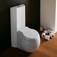 Ceramic toilet tank 8404manually-operated