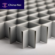 Aluminum suspended ceiling DELTACEIRpanelfloatingfor office