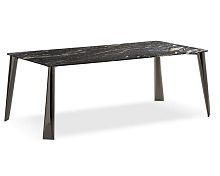 Contemporary dining table MILOSlacquered woodmarblegranite