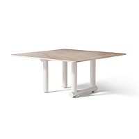Contemporary dining table Trampolineconcretemarblethermo-lacquered aluminum base