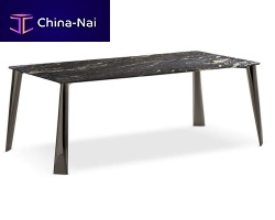 Contemporary dining table MILOSlacquered woodmarblegranite