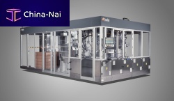Robotic case packer-palletizer TS810roboticfor boxesfor the pharmaceutical industry