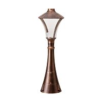 Garden bollard light OLWENtraditionalcast aluminumpolycarbonate