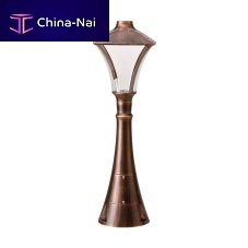 Garden bollard light OLWENtraditionalcast aluminumpolycarbonate