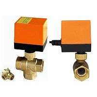 Ball valve HTW-EG serieselectricshut-offfor hot water