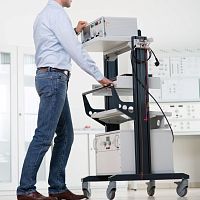 Service trolley storagelaboratoryshelf