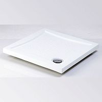 Square shower base KANSASabove flooracrylic
