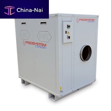 Heat exchanger with spiral tube KBFCair/waterstainless steelfor refrigeration