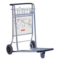 Airport terminal luggage trolley EQUINOX 29for passengers3-wheelopen