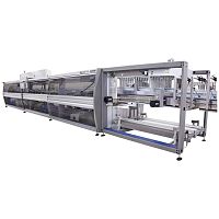 Horizontal tray packer TF 800 ERGONautomaticfor bottles