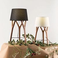 Table lamp tre T670cottonwalnutpolycarbonate