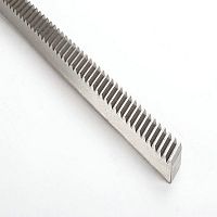 Helical rack and pinion