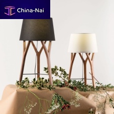 Table lamp tre T670cottonwalnutpolycarbonate