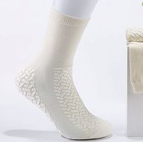 Anti-slip diabetic socks