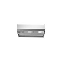 Wall-mounted cooker hood for commercial kitchenductlesslow-noise