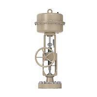 Pneumatic valve actuator linearmembrane