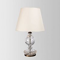 Traditional lampshade GRETAfabricMurano glassblown glass