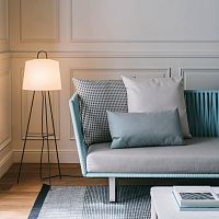 Floor-standing lamp MIAaluminumpolypropylenecontemporary
