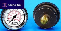Dial pressure gauge PG200-14PBM threadedpanel-mountback mount