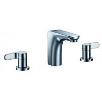 Double-handle washbasin mixer tap DIVA103countertopmetalbathroom